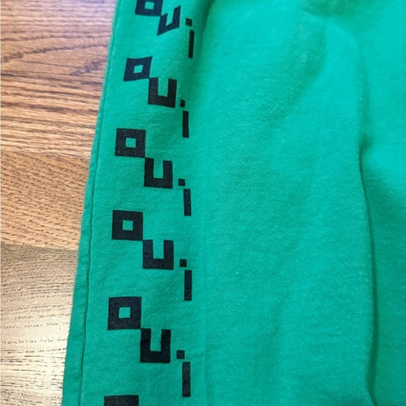 Clare V Green Made in USA Sweatpants Colorful Lux Eco 100% Cotton - Picture 2 of 6